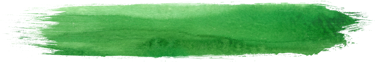 Watercolor Green Brush Strokes